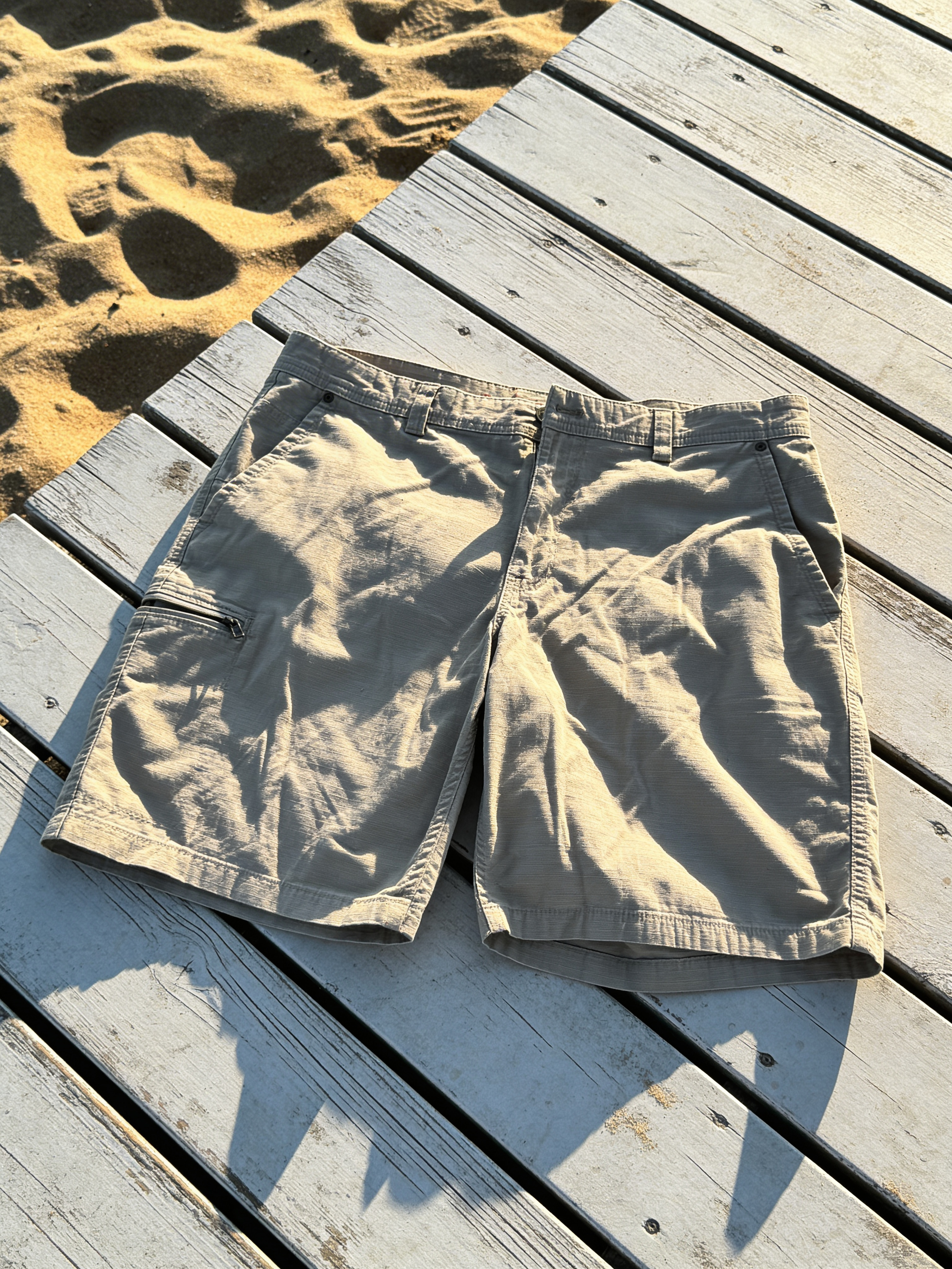 Men’s Khaki Utility Shorts