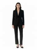 Classic Black Tailored Pant Suit